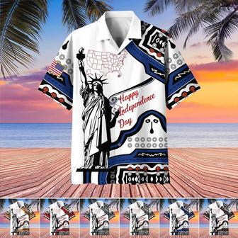 Premium Happy Independence Day Hawaii Shirt | Newhawaiianshirts UK