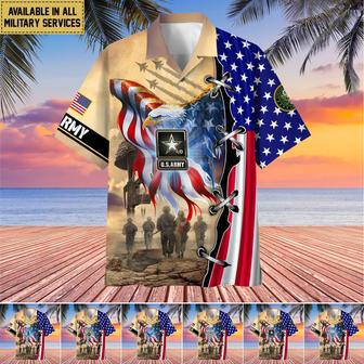 Premium Honoring All Who Served US Veteran Hawaii Shirt | Newhawaiianshirts DE