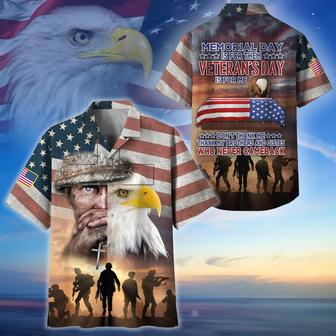 Premium Memorial Day Is For Them US Veteran Hawaii Shirt | Newhawaiianshirts CA