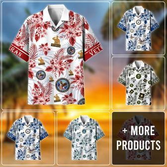 Premium Proud U.S Veteran Hawaii Shirt | Newhawaiianshirts AU