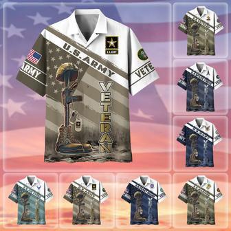 Premium Proudly Served US Veteran Hawaii Shirt | Newhawaiianshirts