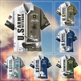 Premium Proudly Served US Veterans Hawaii Shirt | Newhawaiianshirts AU