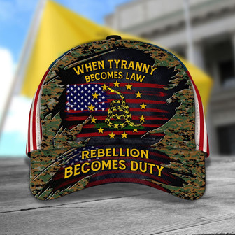 Premium The Real American Veteran Cap Marine Camo - Monsterry