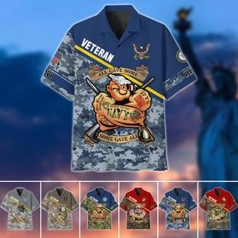 Premium U.S Multiple Service Veteran Hawaii Shirt | Newhawaiianshirts AU