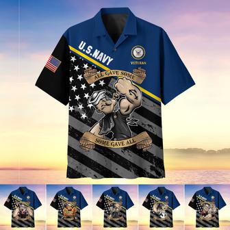 Premium U.S Navy Veteran Hawaii Shirt | Newhawaiianshirts AU