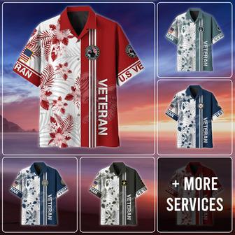 Premium US Veteran Hawaii Shirt | Newhawaiianshirts AU