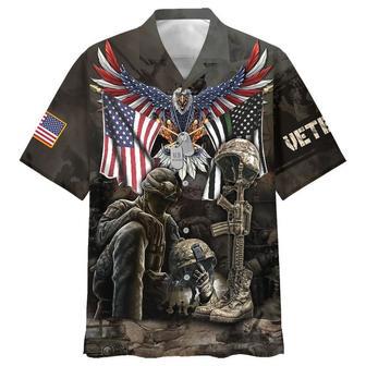 Premium U.S Veteran Hawaii Shirt | Newhawaiianshirts AU