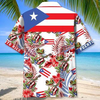 Puerto Rico Proud Hawaiian Shirt for Men, Women, Puerto Rico Flag Hawaiian Summer Beach Shirt | Newhawaiianshirts UK