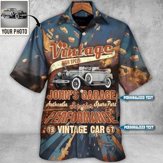 Route 66 Vintage Car Take Me On A Road Trip Custom Photo Personalized Hawaiian Shirt Personalized Photo Gifts | Newhawaiianshirts UK