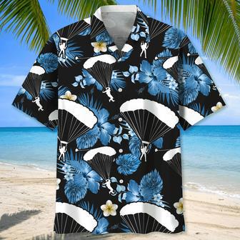 Skydiving Nature Tropical Aloha Hawaiian Shirt for Men, Women, Skydiving Lovers | Newhawaiianshirts