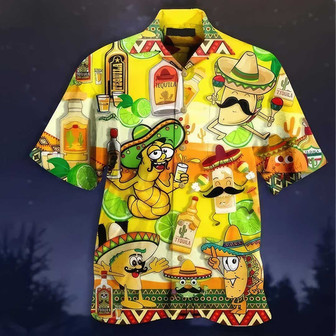 Tacos Tequila Hawaiian Shirt For Family Summer Beach Trip, Tacos Day Hawaiian Shirt for Men, Women | Newhawaiianshirts