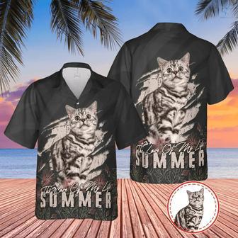 The Love Of My Life Hawaiian Funny Custom Image Cat Summer Shirt Beach Hawaiian Casual Button Down Short Sleeve Hawaiian Shirt | Newhawaiianshirts CA