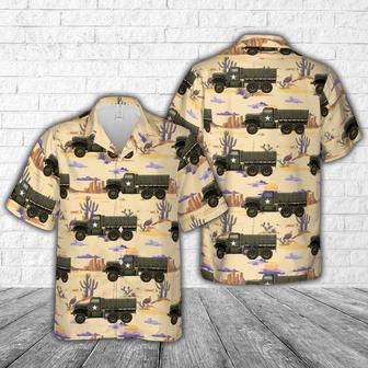 US Army Diamond T 967 Cargo Hawaiian Shirt for Men, Army Soldiers, Veteran | Newhawaiianshirts CA