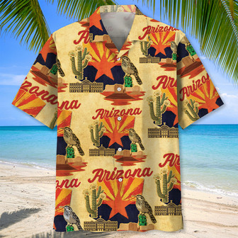 Vintage Arizona Desert Hawaiian Shirt for Men, Women | Newhawaiianshirts