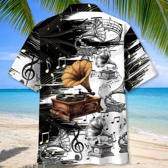 Vinyl Record Old Gramophone Hawaiian Shirt for Men, Women | Newhawaiianshirts CA