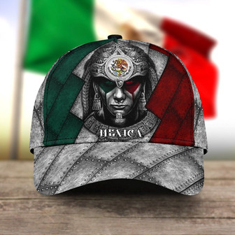 All Over Printed Aztec Mexica Classic Cap Hat, Aztec Printed On Baseball Hat Cap, Aztec Hat Cap For Him - Monsterry