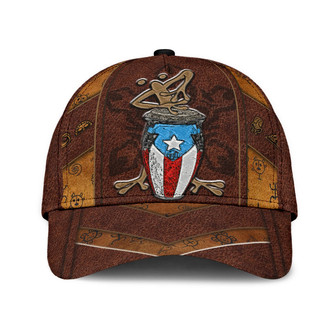 Full Printed Baseball Cap Puerto Rico Music Coqui Playing Bomba Classic Cap Hats - Monsterry