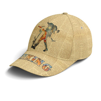 Hiking Vintage Pattern Baseball Cap - Monsterry