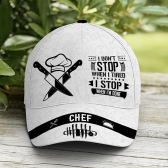 White BaseBall Cap For Chef Drawing Vector Style - Monsterry