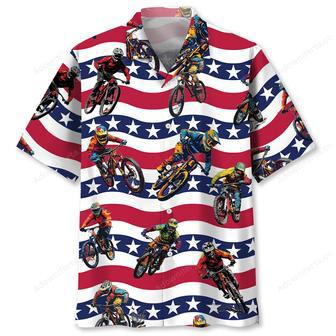 America Mountain Bike Hawaiian Shirt | Newhawaiianshirts UK