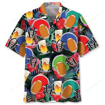 American Football Beer Tropical Hawaiian Shirt | Newhawaiianshirts AU