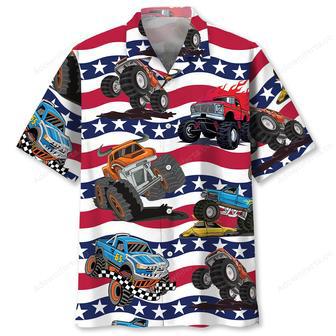 American Monster Truck Hawaiian Shirt | Newhawaiianshirts UK