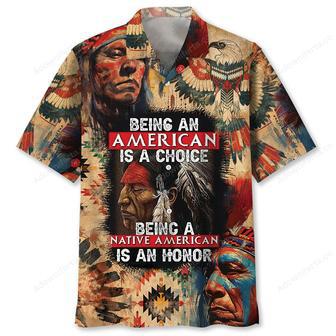 American Native Proud Hawaiian Shirt | Newhawaiianshirts UK