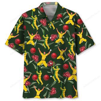 Aussie Colorful Cricket Hawaiian Shirt | Newhawaiianshirts UK