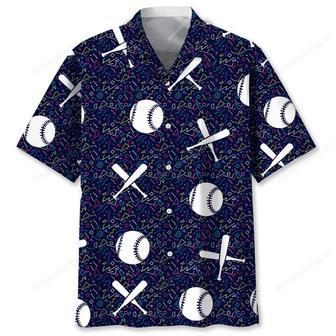 Baseball Color Hawaiian Shirt | Newhawaiianshirts UK