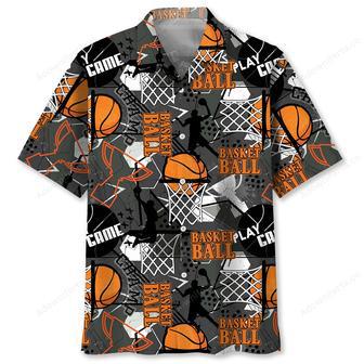 Basketball Black Hawaiian Shirt | Newhawaiianshirts UK