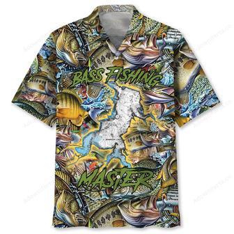 Bass Fishing Master Hawaiian Shirt | Newhawaiianshirts UK