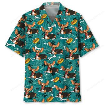 Basset Hound Hotdog Hawaiian Shirt | Newhawaiianshirts UK