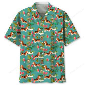 Beagle Beach Hawaiian Shirt | Newhawaiianshirts UK