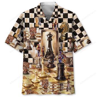 Beautiful Chess Vintage Art Hawaiian Shirt | Newhawaiianshirts DE