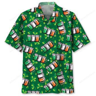 Beer Shamrock Irish St.Patrick Day Hawaiian Shirt | Newhawaiianshirts UK