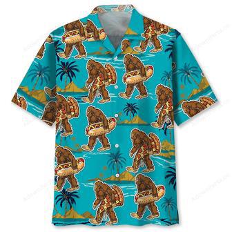 Bigfoot American Fast Food Hawaiian Shirt | Newhawaiianshirts DE