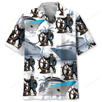 Bigfoot Captain Cruise Hawaiian Shirt | Newhawaiianshirts CA