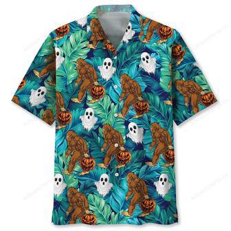 Bigfoot Halloween Hawaiian Shirt | Newhawaiianshirts UK