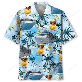 Blue Cruise Duck Hawaiian Shirt | Newhawaiianshirts UK