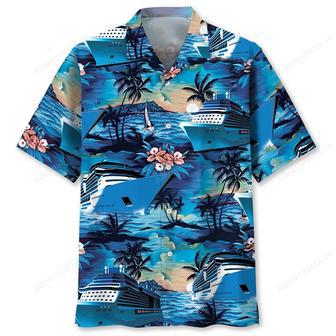 Blue Cruise Hawaiian Shirt | Newhawaiianshirts UK