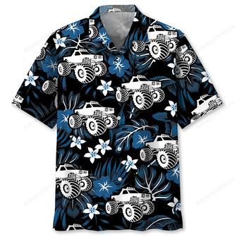 Blue Monster Truck Hawaiian Shirt | Newhawaiianshirts AU