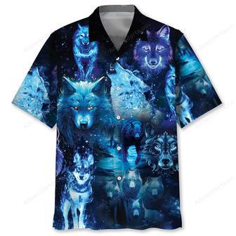 Blue Wolf Hawaiian Shirt | Newhawaiianshirts UK