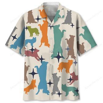 Border Collie Colorful Hawaiian Shirt | Newhawaiianshirts UK