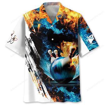 Bowling Water Fire Hawaiian Shirt | Newhawaiianshirts UK