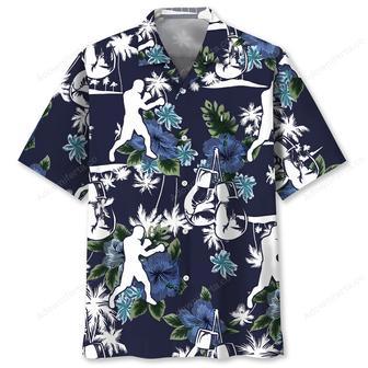 Boxing Blue Nature Hawaiian Shirt | Newhawaiianshirts UK