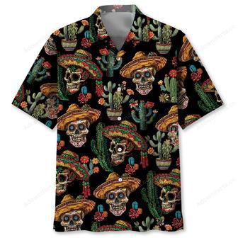 Cactus Skull Hawaiian Shirt | Newhawaiianshirts UK