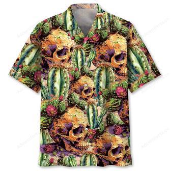 Cactus Skull Vintage Hawaiian Shirt | Newhawaiianshirts UK