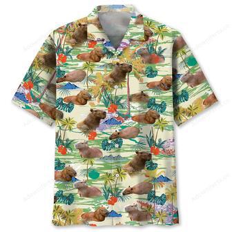 Capybara Tropical Hawaiian Shirt | Newhawaiianshirts DE