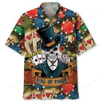 Casino Skull Hawaiian Shirt | Newhawaiianshirts UK