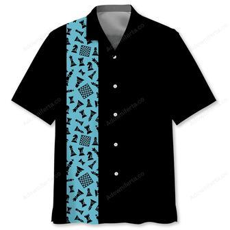 Chess Blue Hawaiian Shirt | Newhawaiianshirts UK